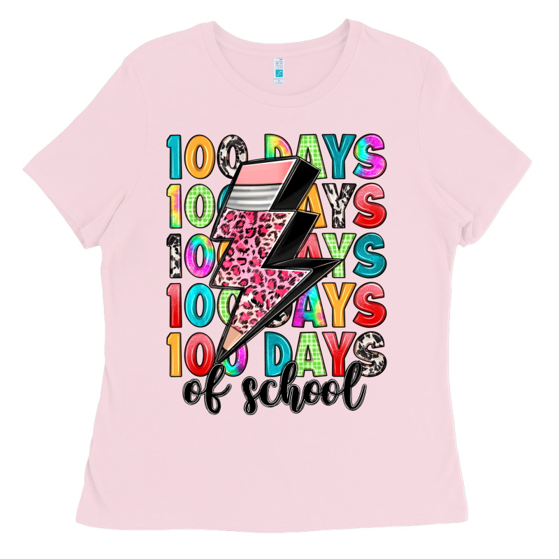 100 Days Of School Ladies Tee by Artiststas | Teevron