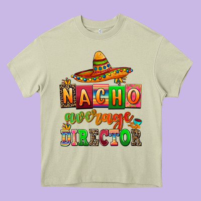 Nacho Average Direktor Heavy Core Tee Designed By Adodesignshop