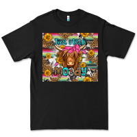 Black just a little moody long haired cow Premium Tee - Jasminsmagicworld