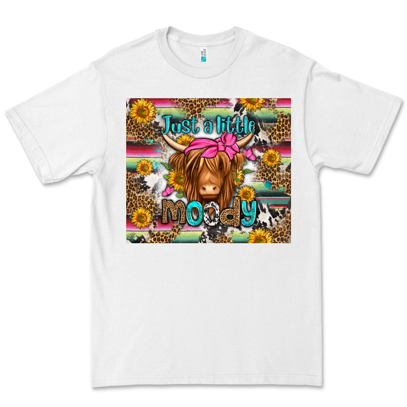 Just A Little Moody Long Haired Cow Premium Tee by Jasminsmagicworld | Teevron