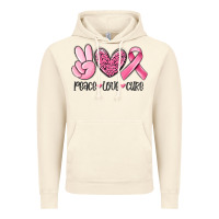 Vintage Artic peace love cure breast cancer Vintage Hoodie - MaliasSmallBusiness