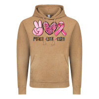 Vintage Camel peace love cure breast cancer Vintage Hoodie - MaliasSmallBusiness