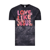 Cloud Black love like jesus Vintage Tee - MaliasSmallBusiness