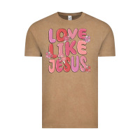 Vintage Coffee love like jesus Vintage Tee - MaliasSmallBusiness