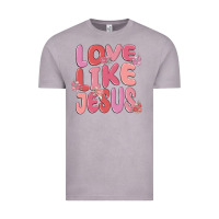 Vintage Zinc love like jesus Vintage Tee - MaliasSmallBusiness
