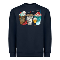 Navy western volleyball coffee cups bbs Heavyweight Sweatshirt - BundleAndBundleShop