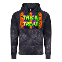 Cloud Black trick or treat brushstroke Vintage Hoodie - Jasminsmagicworld