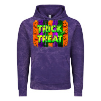 Cloud Purple trick or treat brushstroke Vintage Hoodie - Jasminsmagicworld