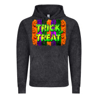 Vintage Black trick or treat brushstroke Vintage Hoodie - Jasminsmagicworld