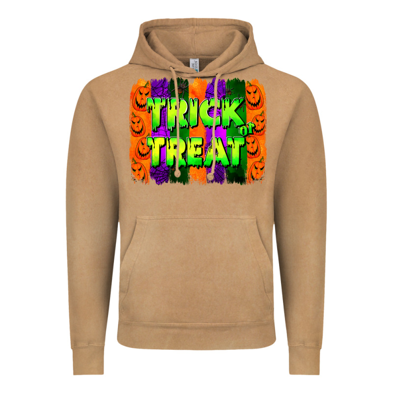 Trick Or Treat Brushstroke Vintage Hoodie by Jasminsmagicworld | Teevron