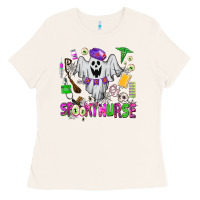 Bone spooky nurse Ladies Tee - AdoDesignShop