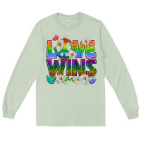Matcha Pride LGBTQ+ Love Wins Long Sleeve Tee - BundleAndBundleShop