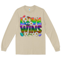Mushroom Pride LGBTQ+ Love Wins Long Sleeve Tee - BundleAndBundleShop