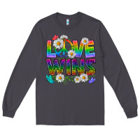 Smoke Pride LGBTQ+ Love Wins Long Sleeve Tee - BundleAndBundleShop