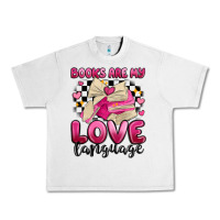 Lunar Rock books are my love language Urban Heavy Tee - MaliasSmallBusiness