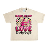Sandshell books are my love language Urban Heavy Tee - MaliasSmallBusiness