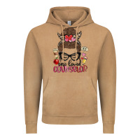 Vintage Camel messy bun one loved counselor Vintage Hoodie - MaliasSmallBusiness