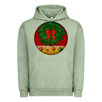 Pigment Oil Green christmas Urban Hoodie - BundleAndBundleShop