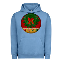 Pigment Pebble Blue christmas Urban Hoodie - BundleAndBundleShop