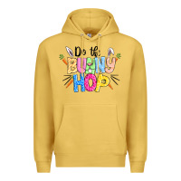 Antique Gold do the bunny hop easter Premium Hoodie - CowGirlArtShop