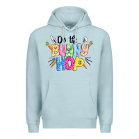 Blue Mist do the bunny hop easter Premium Hoodie - CowGirlArtShop