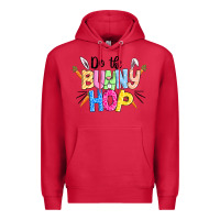Cardinal do the bunny hop easter Premium Hoodie - CowGirlArtShop