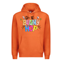 Carrot do the bunny hop easter Premium Hoodie - CowGirlArtShop