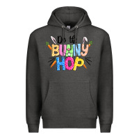Charcoal Heather do the bunny hop easter Premium Hoodie - CowGirlArtShop