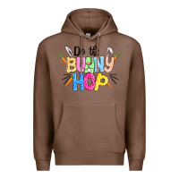 Chestnut do the bunny hop easter Premium Hoodie - CowGirlArtShop