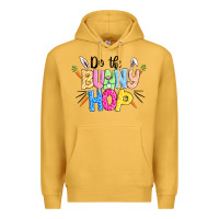 Mustard do the bunny hop easter Premium Hoodie - CowGirlArtShop