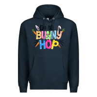 Navy do the bunny hop easter Premium Hoodie - CowGirlArtShop