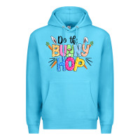 Ocean Blue do the bunny hop easter Premium Hoodie - CowGirlArtShop