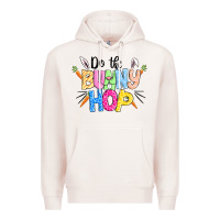 Pale Pink do the bunny hop easter Premium Hoodie - CowGirlArtShop