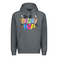 Rock do the bunny hop easter Premium Hoodie - CowGirlArtShop