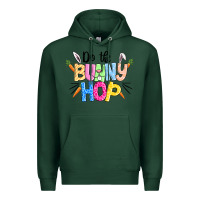 Sports Green do the bunny hop easter Premium Hoodie - CowGirlArtShop