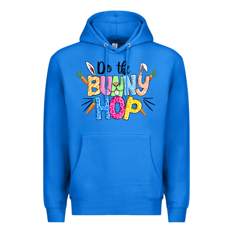 Do The Bunny Hop Easter Premium Hoodie by CowGirlArtShop | Teevron