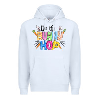 White do the bunny hop easter Premium Hoodie - CowGirlArtShop