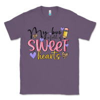 Lavender my bus full of sweet hearts Classic Tee - MaliasSmallBusiness