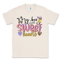 Natural my bus full of sweet hearts Classic Tee - MaliasSmallBusiness
