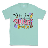 Seafoam my bus full of sweet hearts Classic Tee - MaliasSmallBusiness