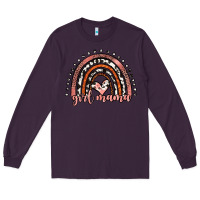 Plum girl mama western leopard rainbow Long Sleeve Tee - JahusDesignShop