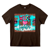 Chocolate Brown wife mom fighter tumbler Heavy Core Tee - JahusDesignShop