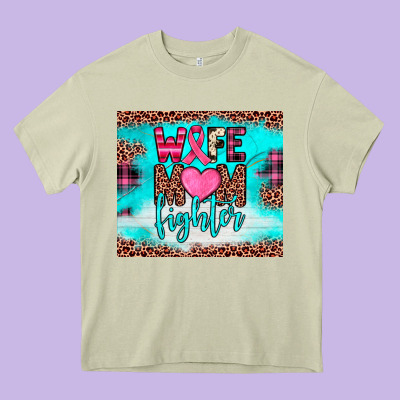 Wife Mom Fighter Tumbler Heavy Core Tee Designed By Jahusdesignshop