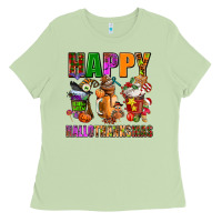 Matcha happy hallothanksmas Ladies Tee - AdoDesignShop