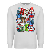 Dove Grey ho ho ho gnomes Premium Sweatshirt - CowGirlArtShop