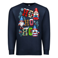Navy ho ho ho gnomes Premium Sweatshirt - CowGirlArtShop