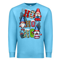 Ocean Blue ho ho ho gnomes Premium Sweatshirt - CowGirlArtShop