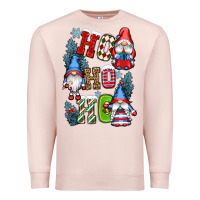 Pale Pink ho ho ho gnomes Premium Sweatshirt - CowGirlArtShop
