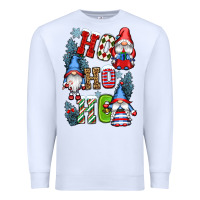 White ho ho ho gnomes Premium Sweatshirt - CowGirlArtShop
