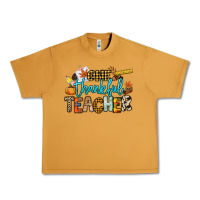 Peanut Butter One thankful Teacher Urban Heavy Tee - NancyCooperArtShop